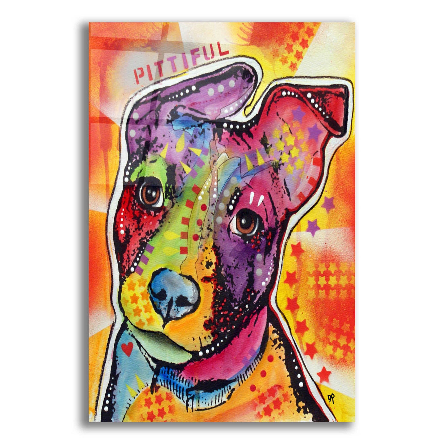 Epic Art 'Pittiful' by Dean Russo, Acrylic Glass Wall Art,12x16