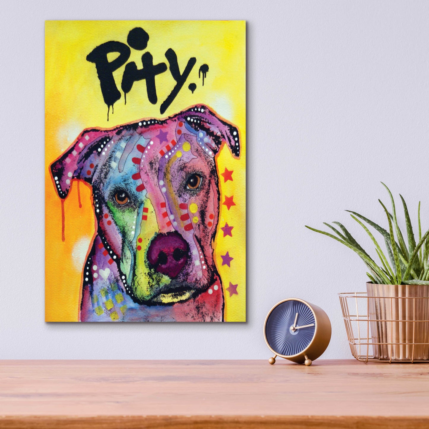 Epic Art 'Pity II' by Dean Russo, Acrylic Glass Wall Art,12x16