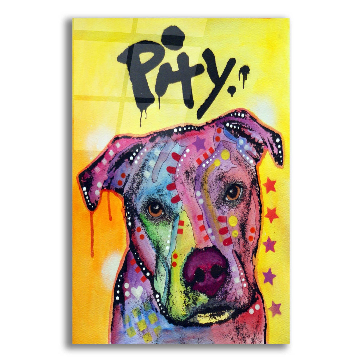 Epic Art 'Pity II' by Dean Russo, Acrylic Glass Wall Art,12x16