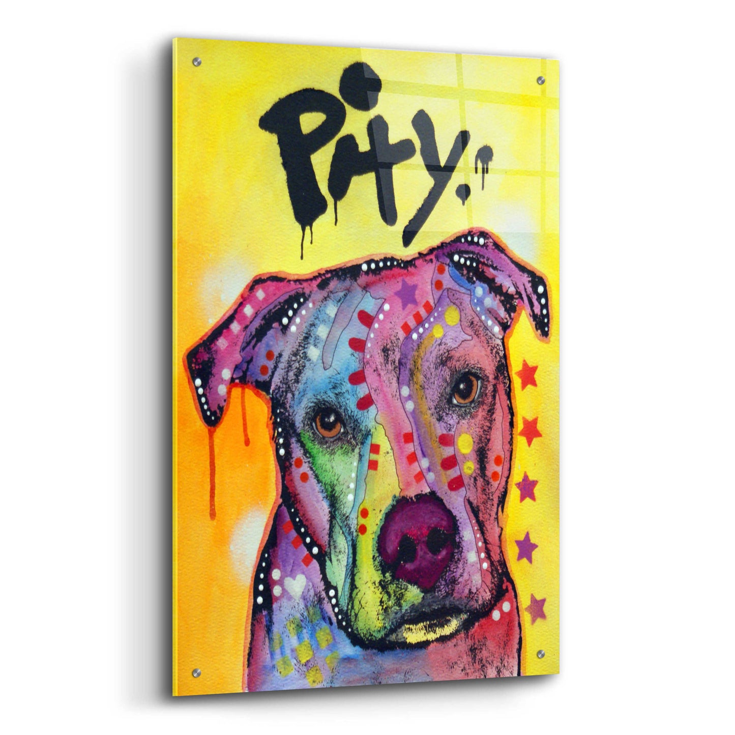 Epic Art 'Pity II' by Dean Russo, Acrylic Glass Wall Art,24x36