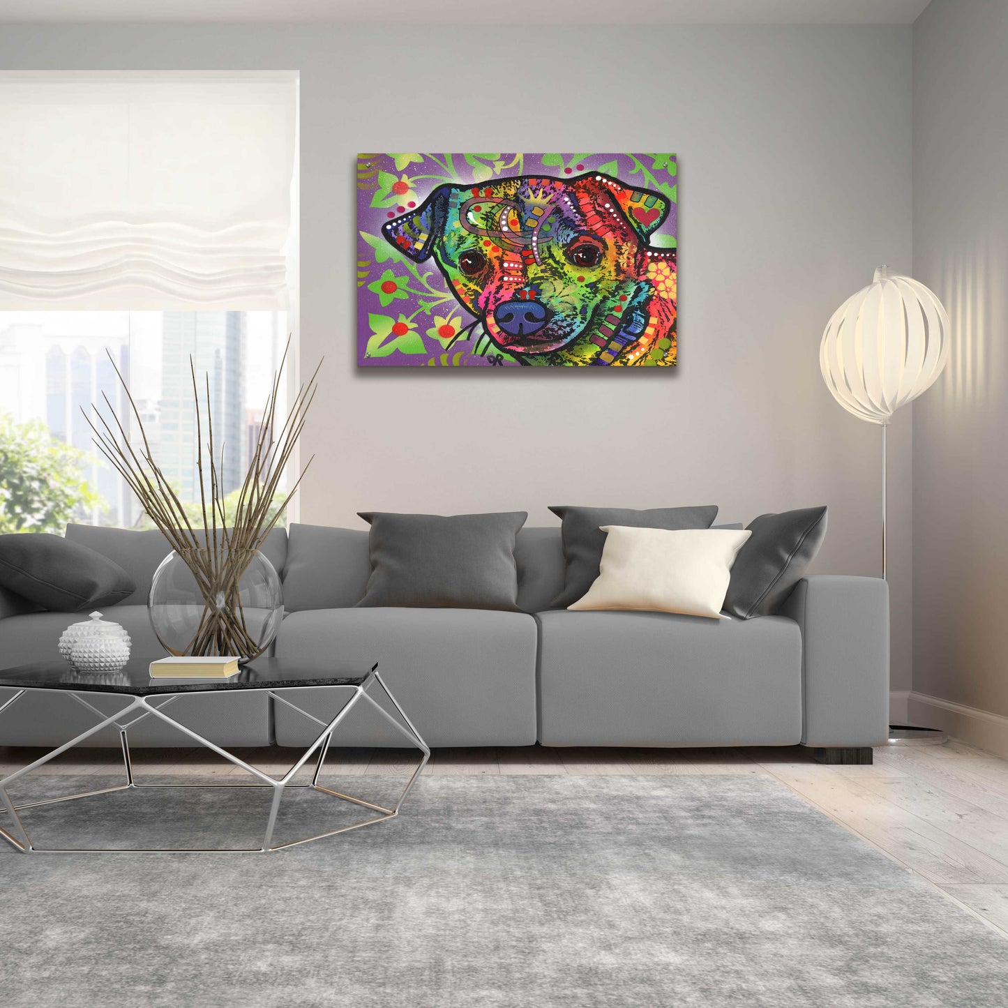 Epic Art 'Farley' by Dean Russo, Acrylic Glass Wall Art,36x24