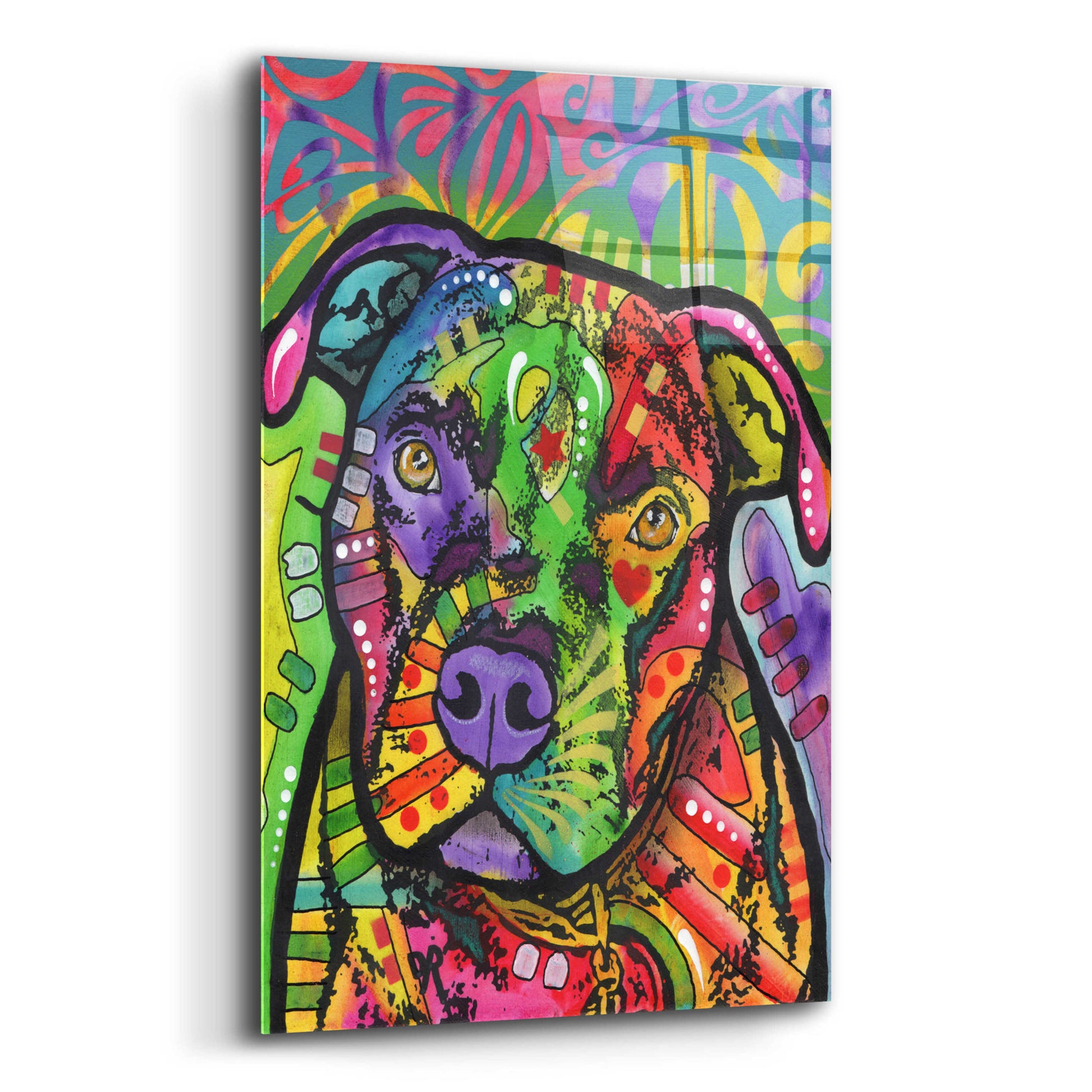 Epic Art 'Hank' by Dean Russo, Acrylic Glass Wall Art,12x16