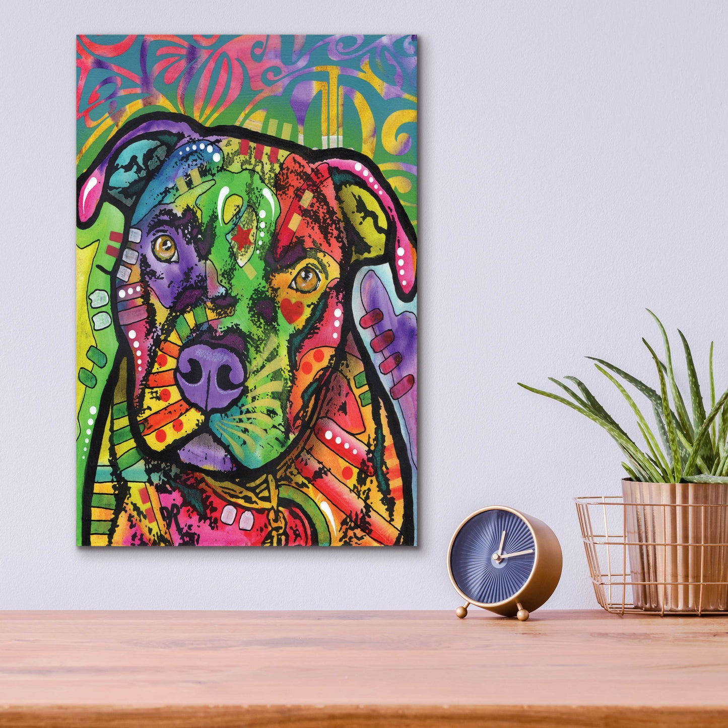 Epic Art 'Hank' by Dean Russo, Acrylic Glass Wall Art,12x16