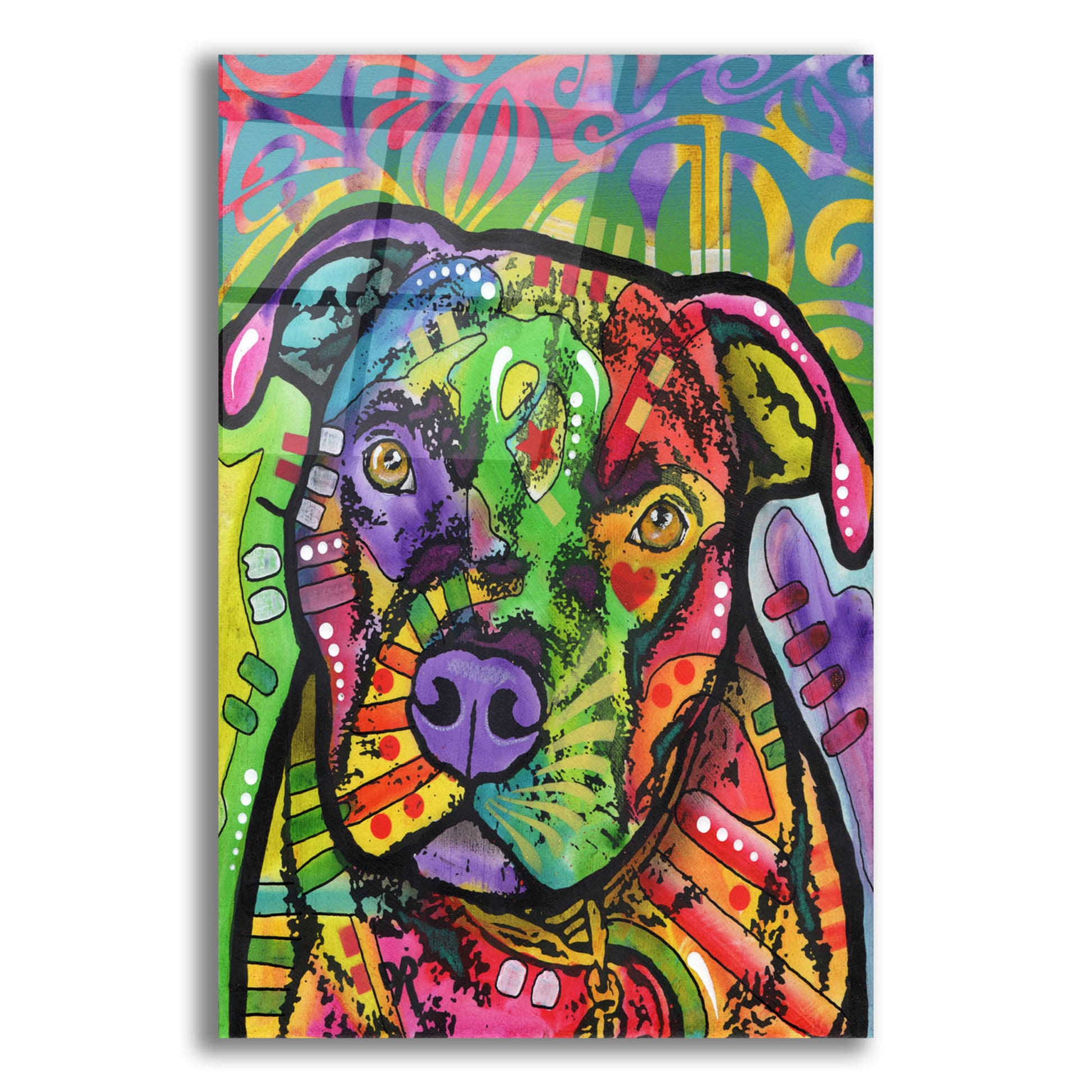 Epic Art 'Hank' by Dean Russo, Acrylic Glass Wall Art,12x16