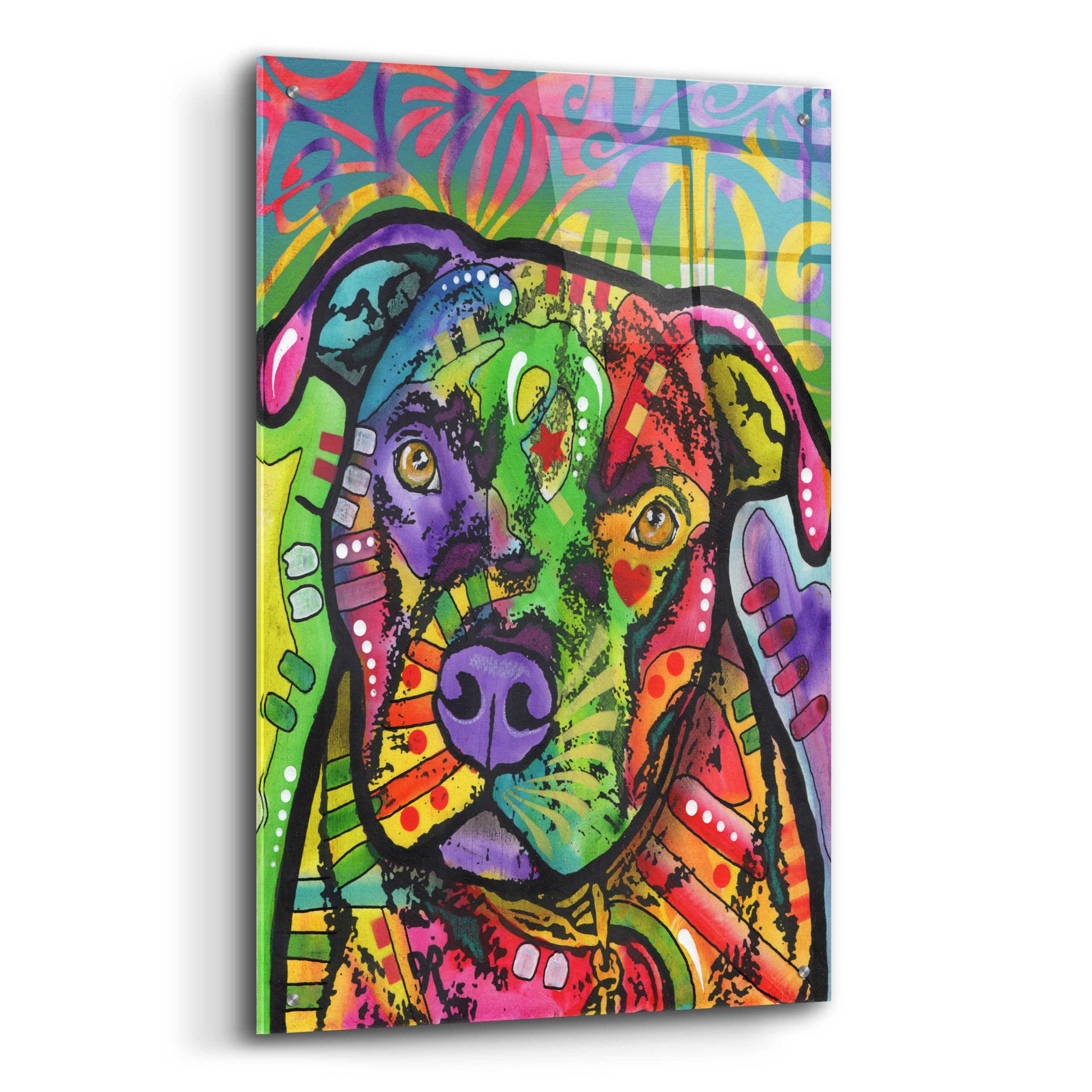 Epic Art 'Hank' by Dean Russo, Acrylic Glass Wall Art,24x36