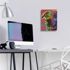 Epic Art 'Huckleberry' by Dean Russo, Acrylic Glass Wall Art,12x16