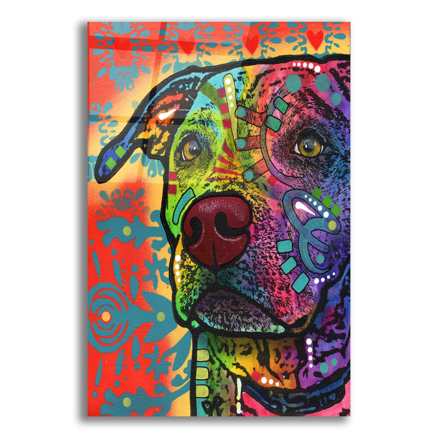 Epic Art 'Huckleberry' by Dean Russo, Acrylic Glass Wall Art,12x16