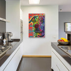 Epic Art 'Huckleberry' by Dean Russo, Acrylic Glass Wall Art,24x36