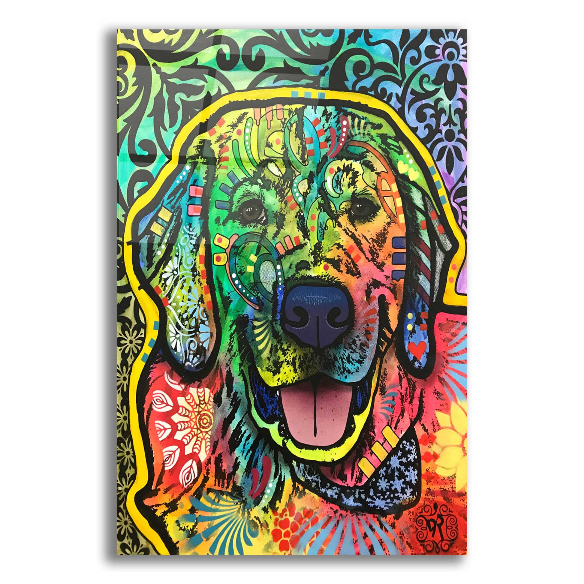 Epic Art 'Mikey ' by Dean Russo, Acrylic Glass Wall Art,12x16