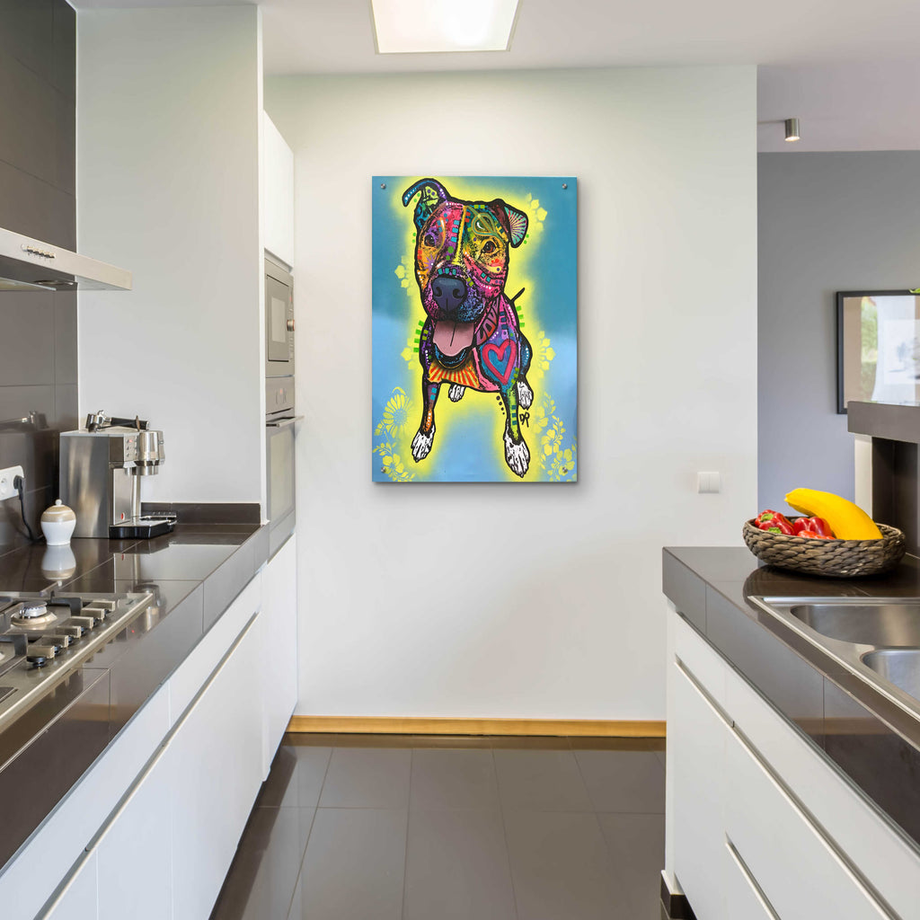 Epic Art 'Ellie' by Dean Russo, Acrylic Glass Wall Art,24x36