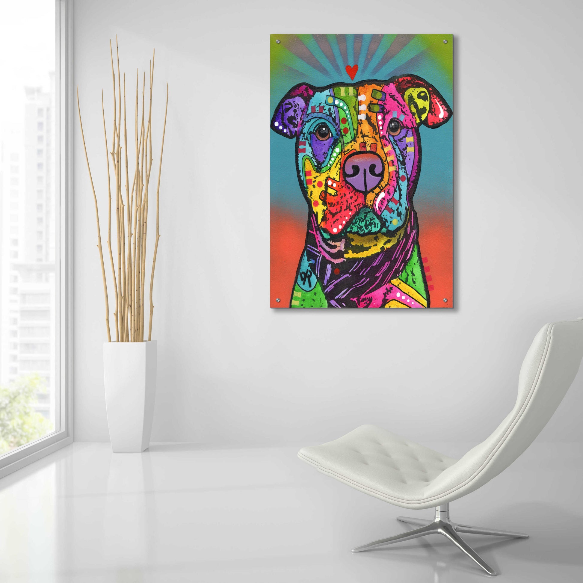 Epic Art 'Jed' by Dean Russo, Acrylic Glass Wall Art,24x36