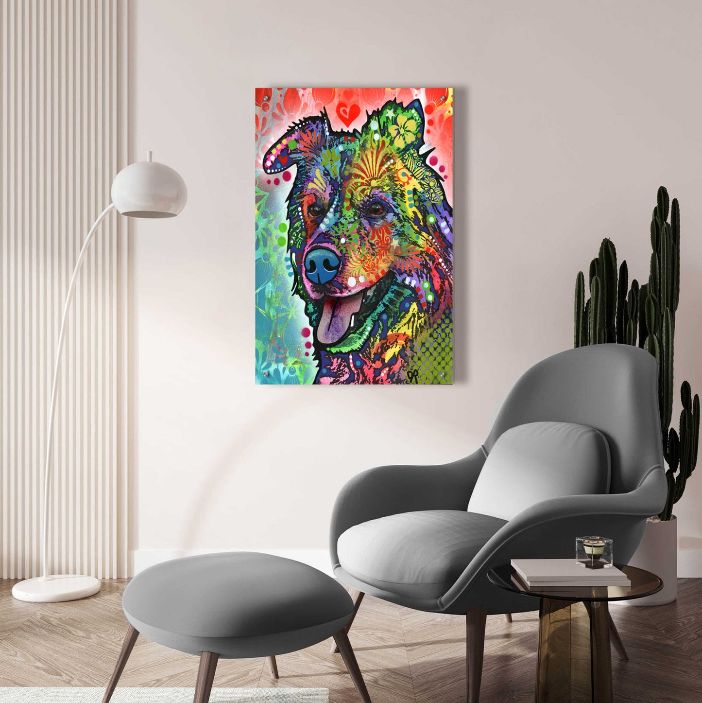 Epic Art 'Molly Rose' by Dean Russo, Acrylic Glass Wall Art,24x36