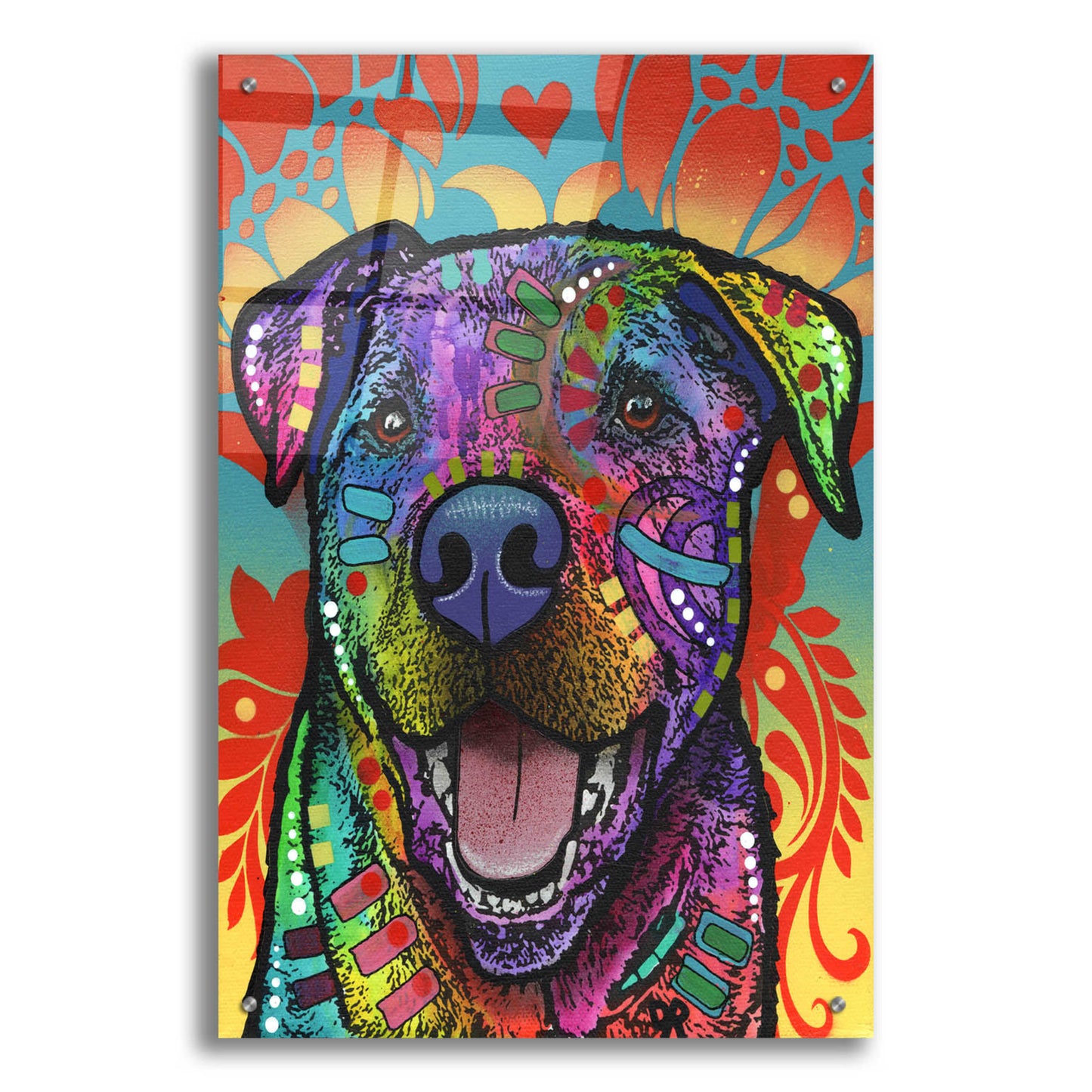 Epic Art 'Patrick' by Dean Russo, Acrylic Glass Wall Art,24x36