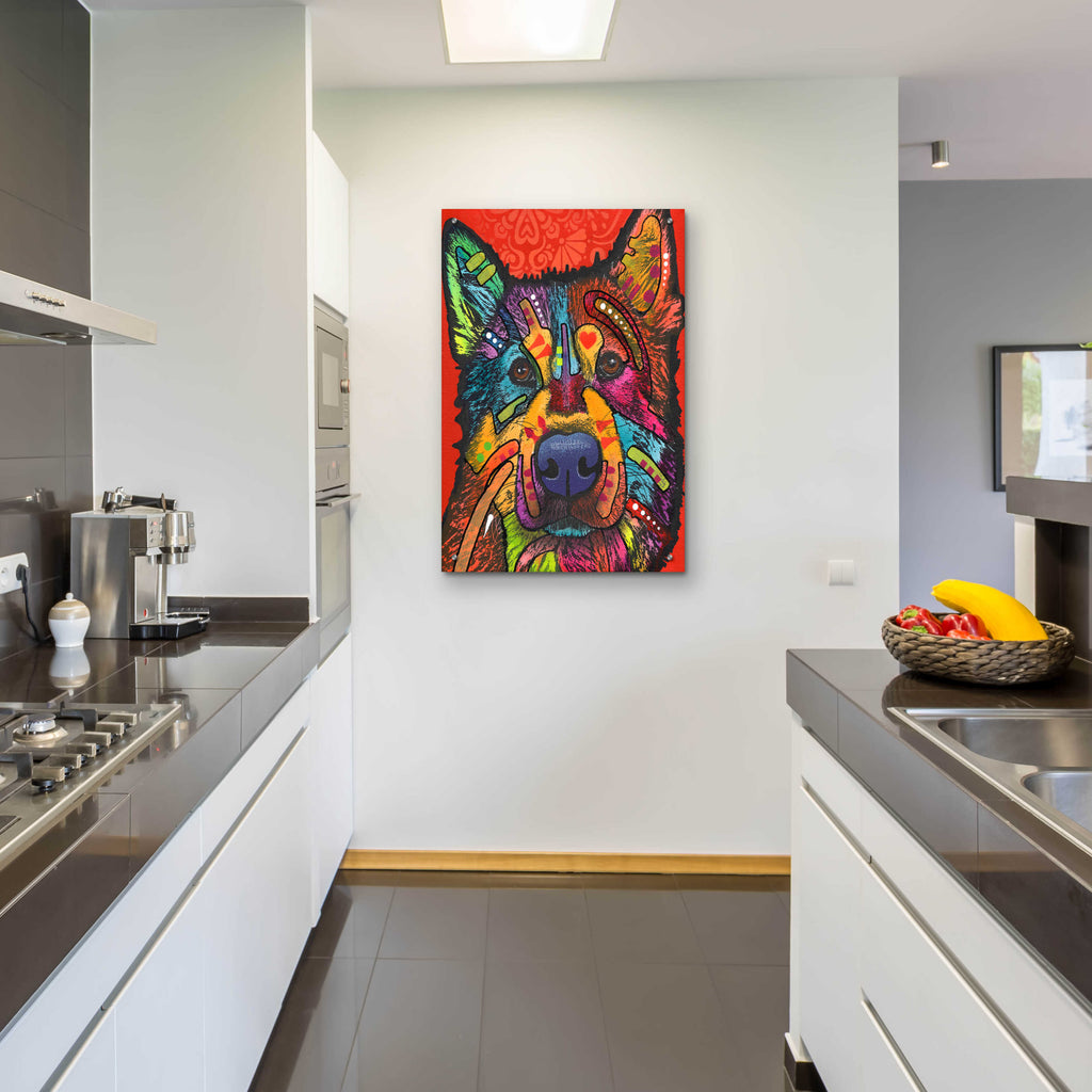 Epic Art 'Pierre' by Dean Russo, Acrylic Glass Wall Art,24x36