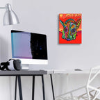 Epic Art 'Ralphy' by Dean Russo, Acrylic Glass Wall Art,12x16