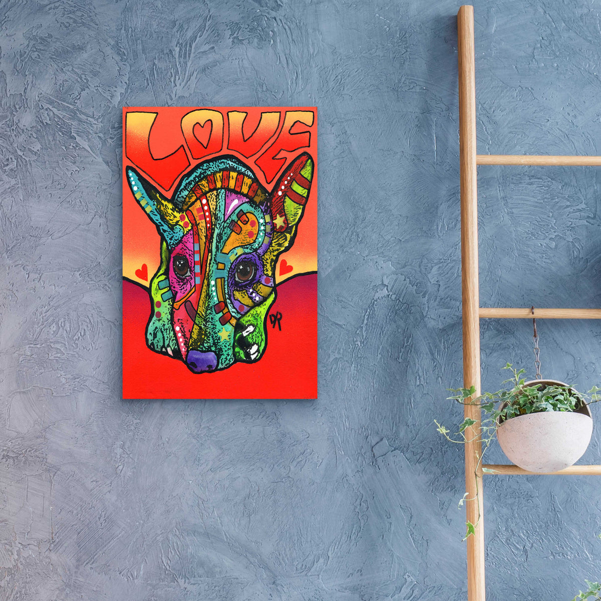Epic Art 'Ralphy' by Dean Russo, Acrylic Glass Wall Art,16x24