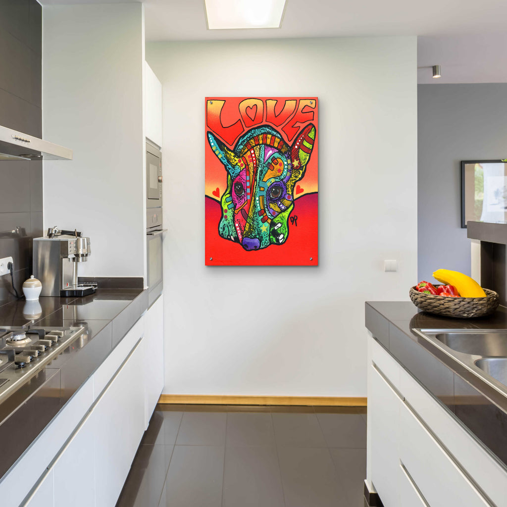 Epic Art 'Ralphy' by Dean Russo, Acrylic Glass Wall Art,24x36