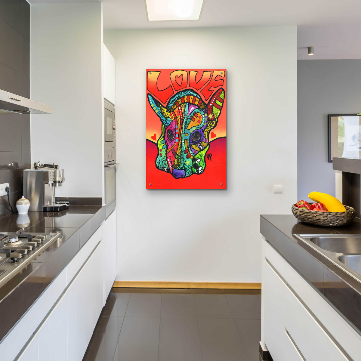 Epic Art 'Ralphy' by Dean Russo, Acrylic Glass Wall Art,24x36
