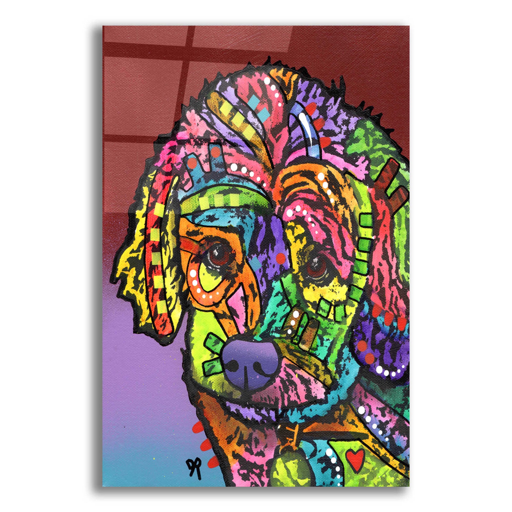 Epic Art 'Riley 2' by Dean Russo, Acrylic Glass Wall Art,12x16