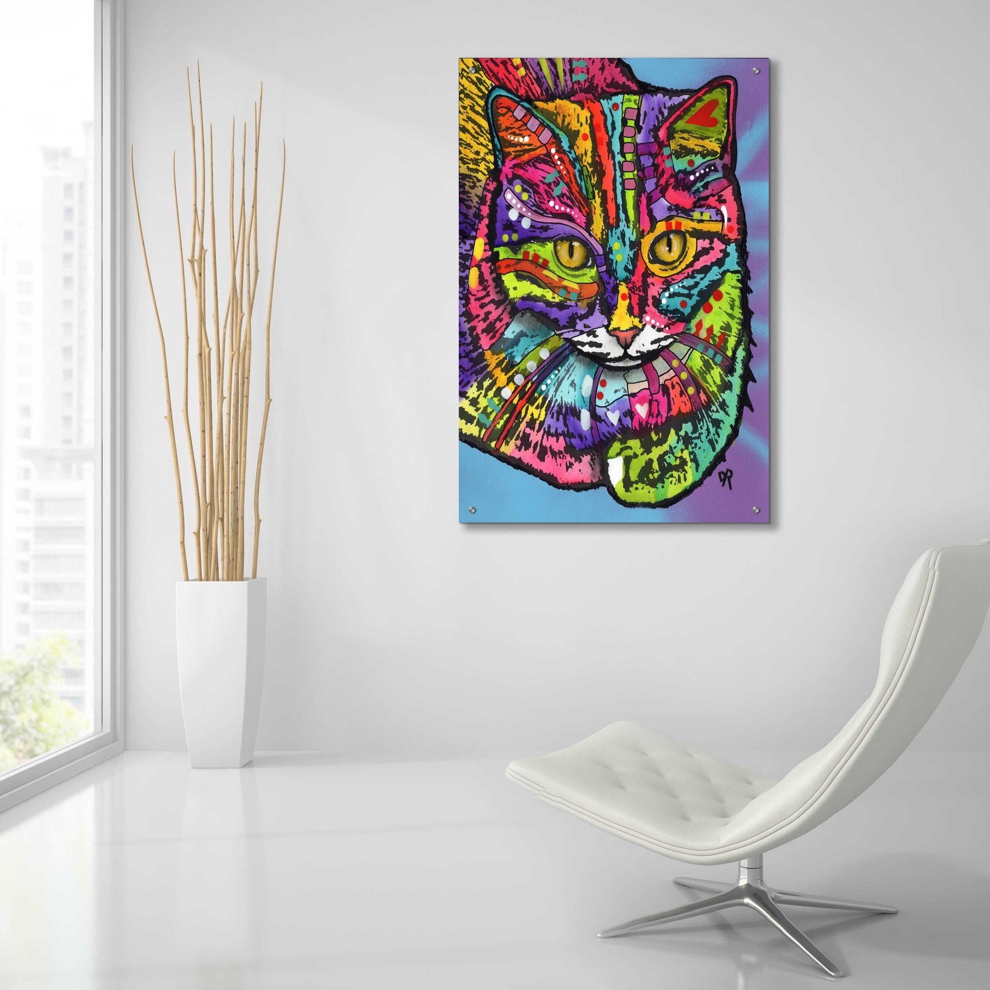 Epic Art 'Sammy' by Dean Russo, Acrylic Glass Wall Art,24x36