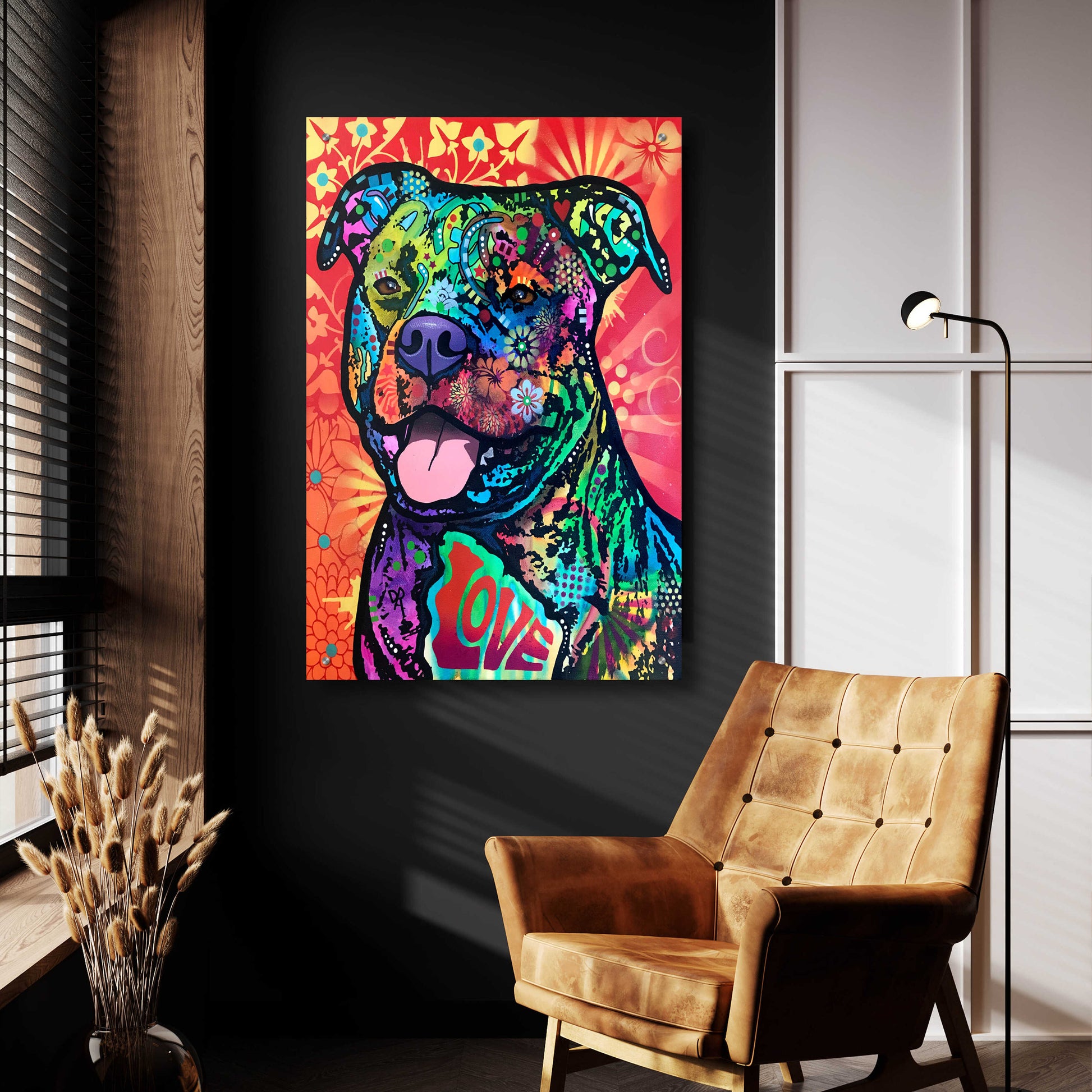 Epic Art 'Sookie' by Dean Russo, Acrylic Glass Wall Art,24x36