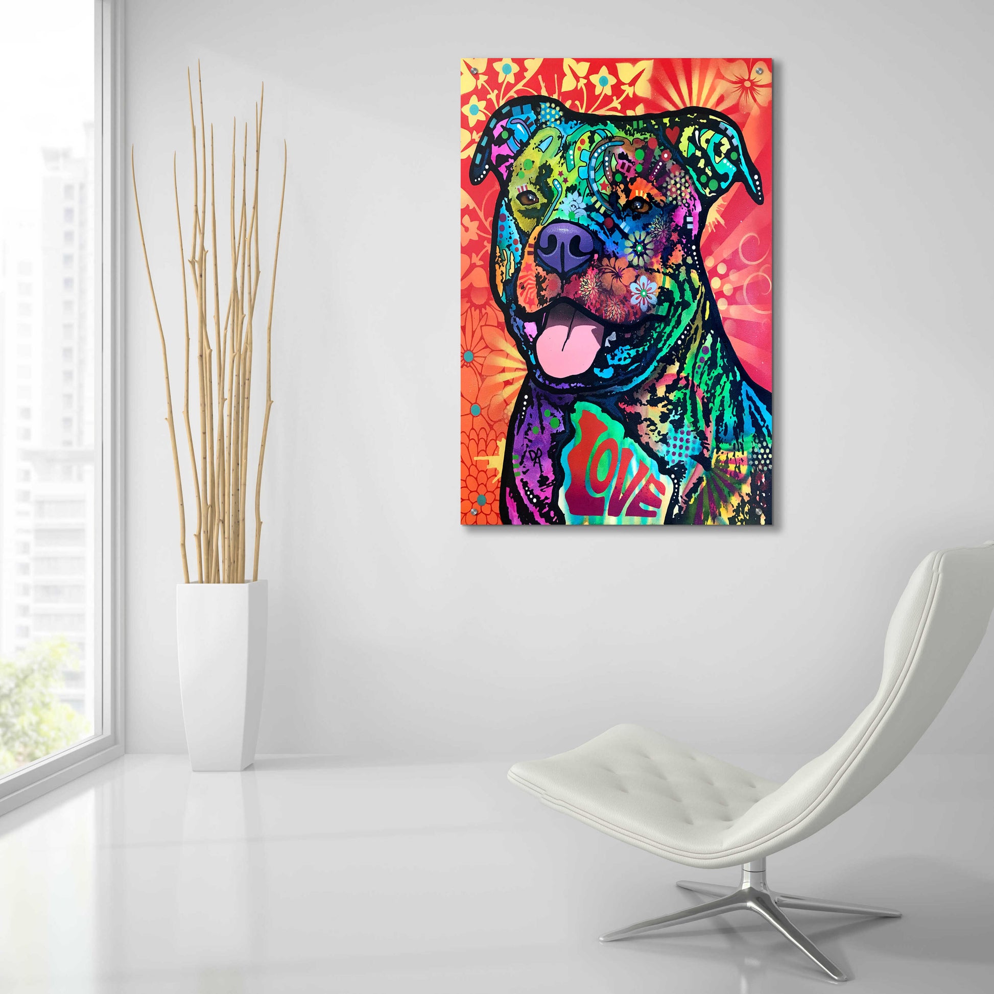 Epic Art 'Sookie' by Dean Russo, Acrylic Glass Wall Art,24x36