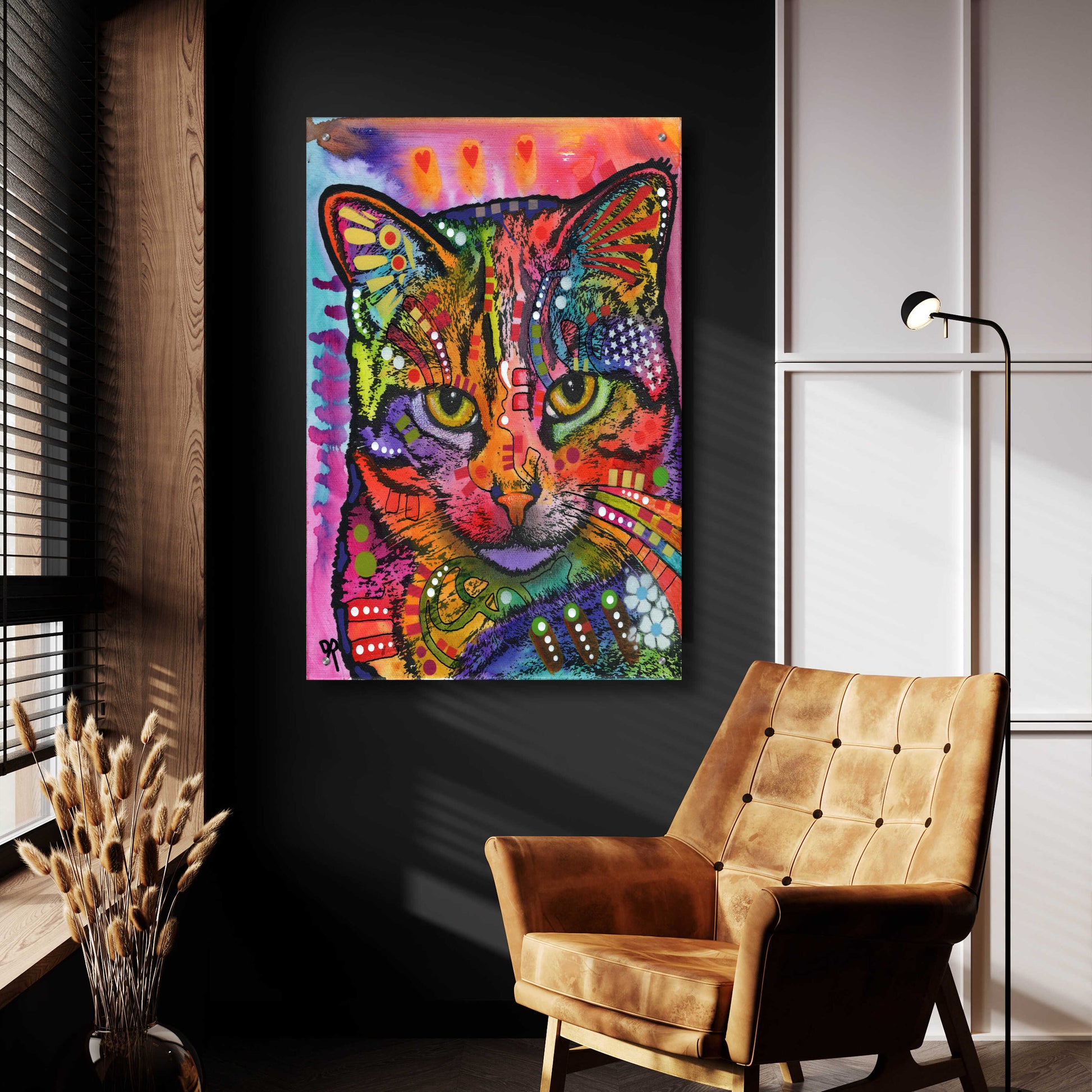 Epic Art 'Trixie' by Dean Russo, Acrylic Glass Wall Art,24x36