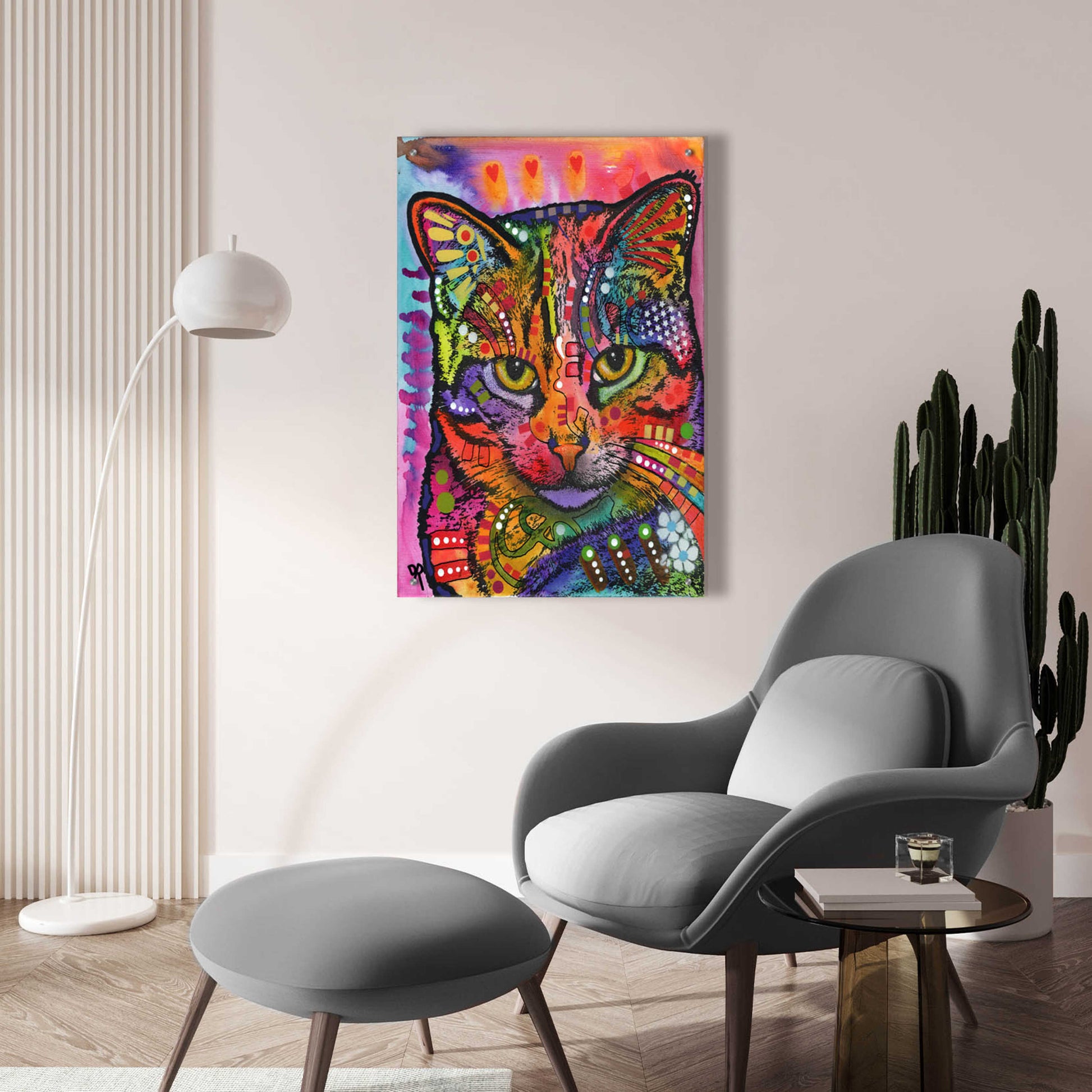 Epic Art 'Trixie' by Dean Russo, Acrylic Glass Wall Art,24x36