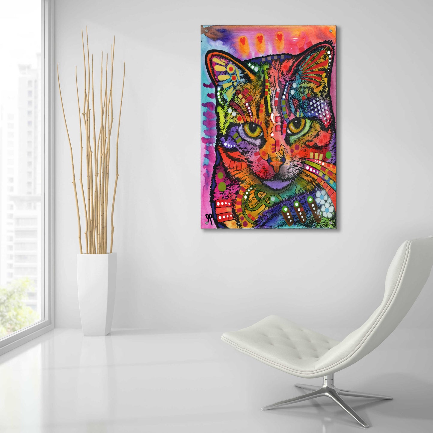 Epic Art 'Trixie' by Dean Russo, Acrylic Glass Wall Art,24x36