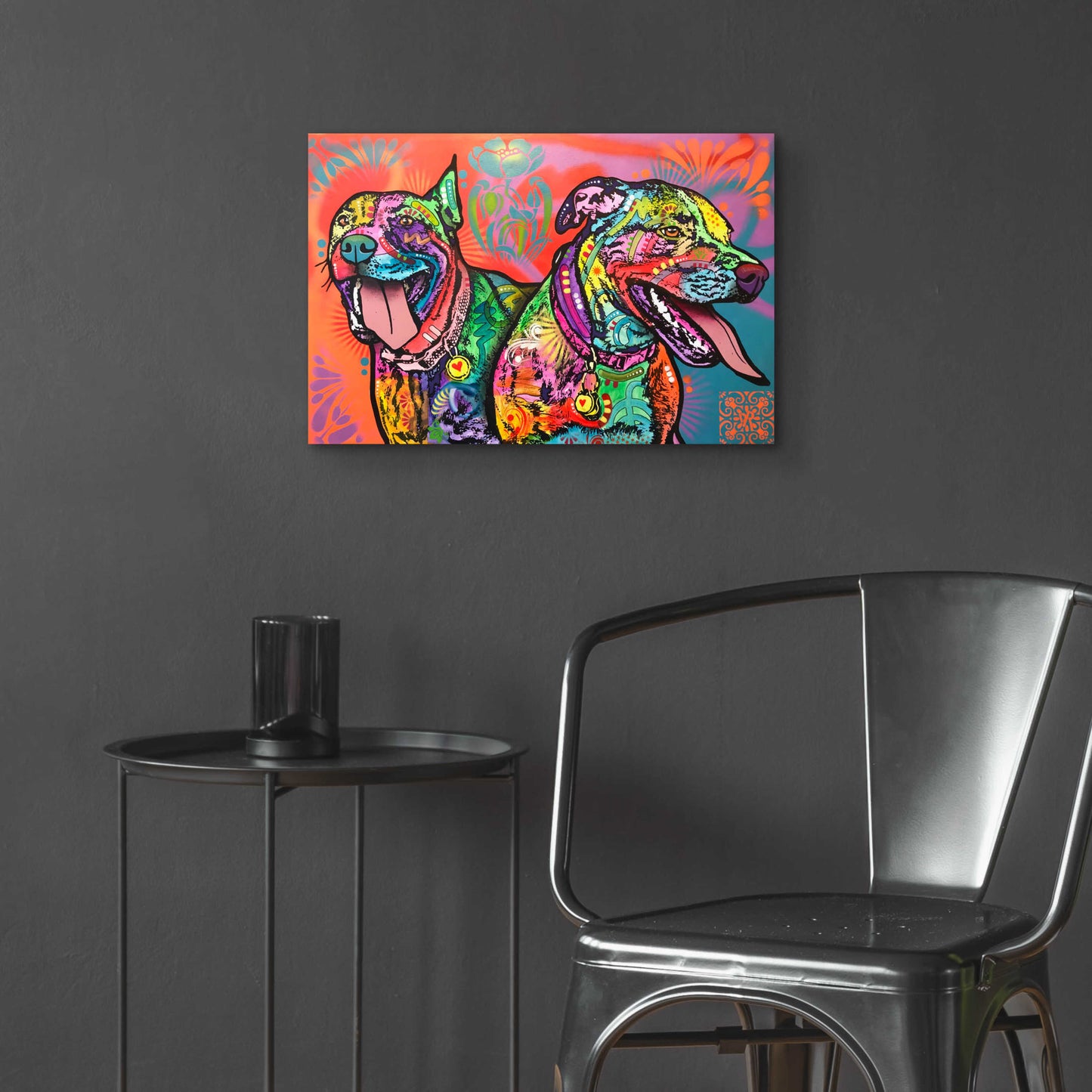 Epic Art 'Double the Fun' by Dean Russo, Acrylic Glass Wall Art,24x16