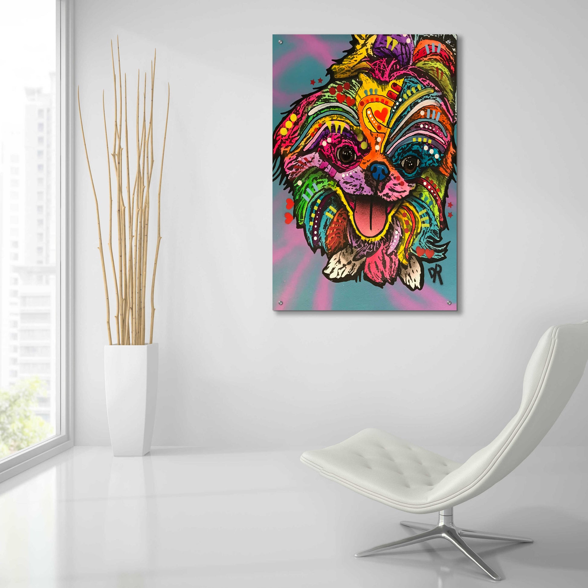 Epic Art 'Molly' by Dean Russo, Acrylic Glass Wall Art,24x36