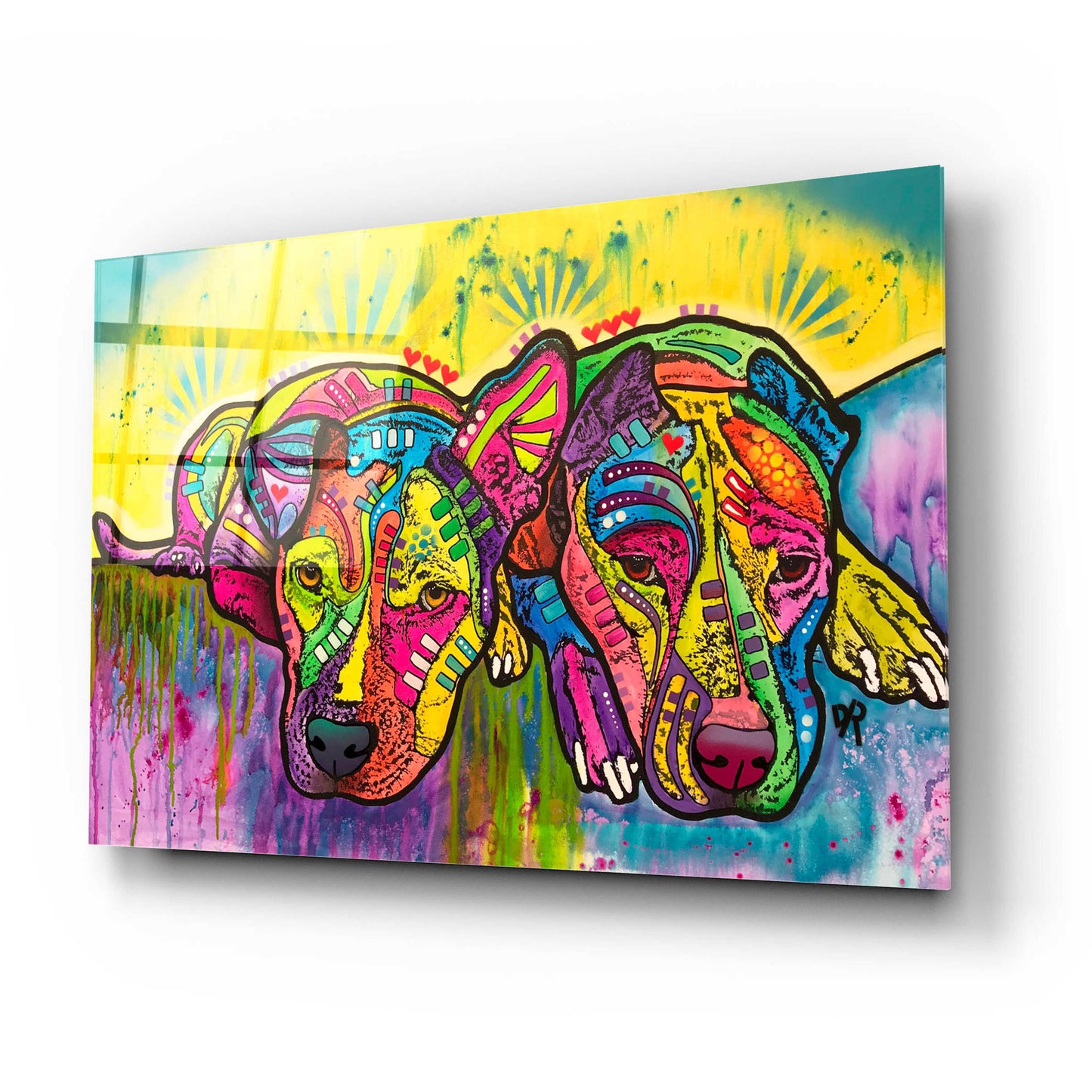 Epic Art 'Dofka And Stella' by Dean Russo, Acrylic Glass Wall Art,24x16