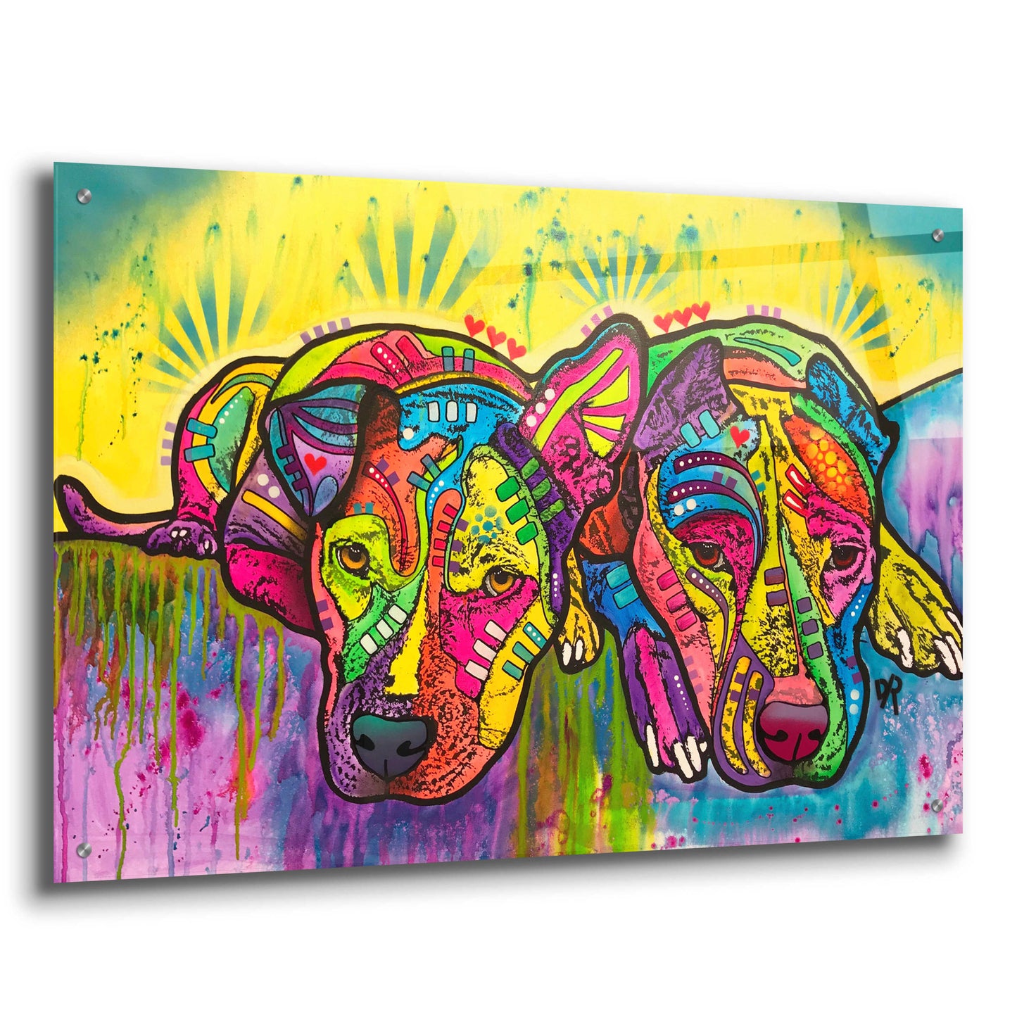 Epic Art 'Dofka And Stella' by Dean Russo, Acrylic Glass Wall Art,36x24