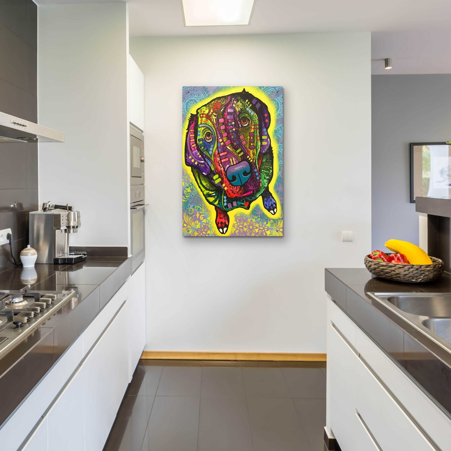Epic Art 'Marley' by Dean Russo, Acrylic Glass Wall Art,24x36