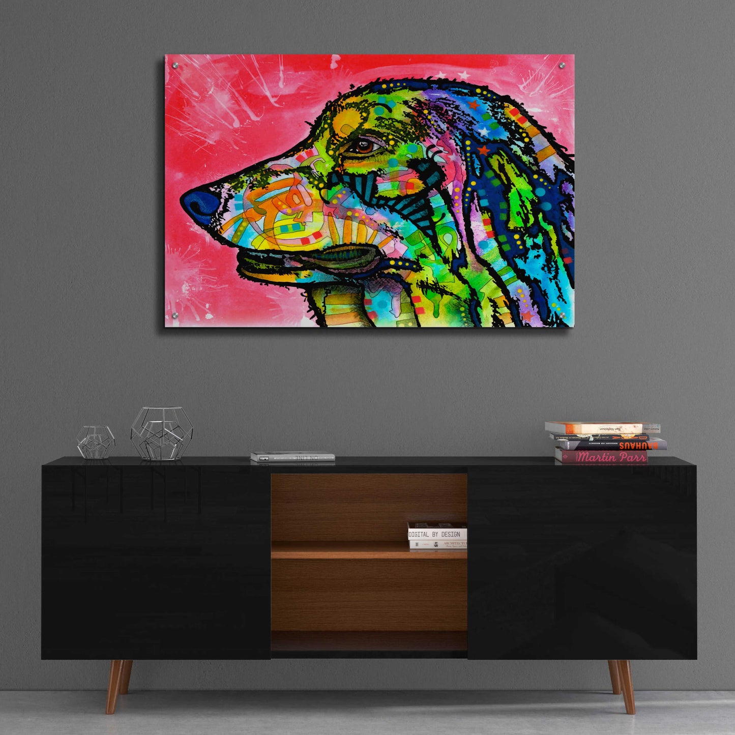 Epic Art 'Quinn' by Dean Russo, Acrylic Glass Wall Art,36x24