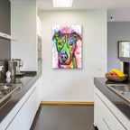 Epic Art 'Snoopy' by Dean Russo, Acrylic Glass Wall Art,24x36