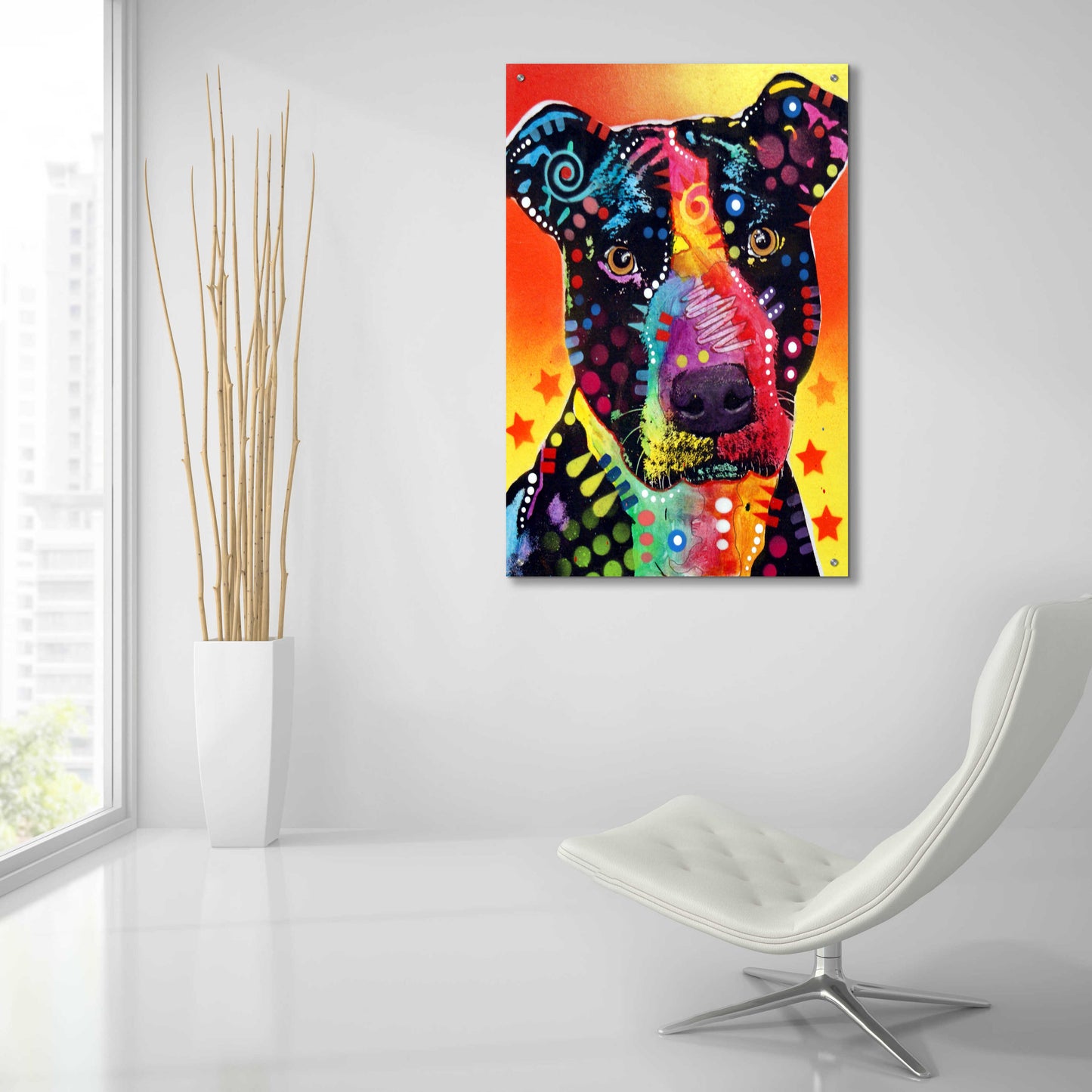 Epic Art 'The Focused Pit' by Dean Russo, Acrylic Glass Wall Art,24x36