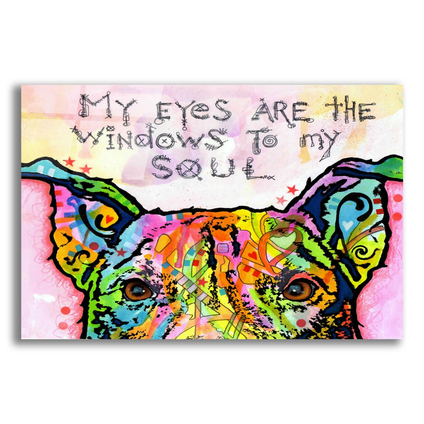 Epic Art 'Windows To My Soul' by Dean Russo, Acrylic Glass Wall Art,16x12