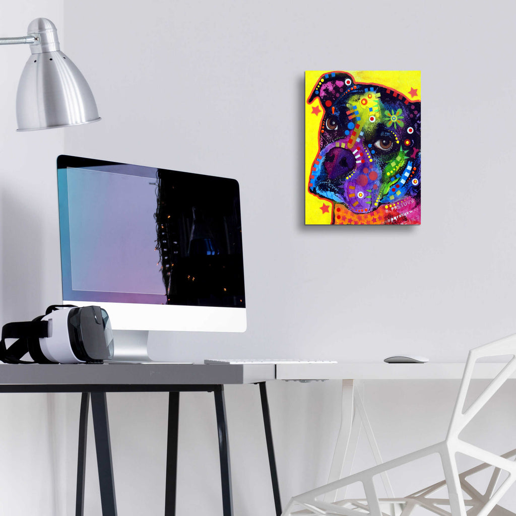 Epic Art 'Young Boxer 121609' by Dean Russo, Acrylic Glass Wall Art,12x16