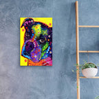 Epic Art 'Young Boxer 121609' by Dean Russo, Acrylic Glass Wall Art,16x24