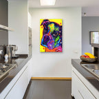 Epic Art 'Young Boxer 121609' by Dean Russo, Acrylic Glass Wall Art,24x36