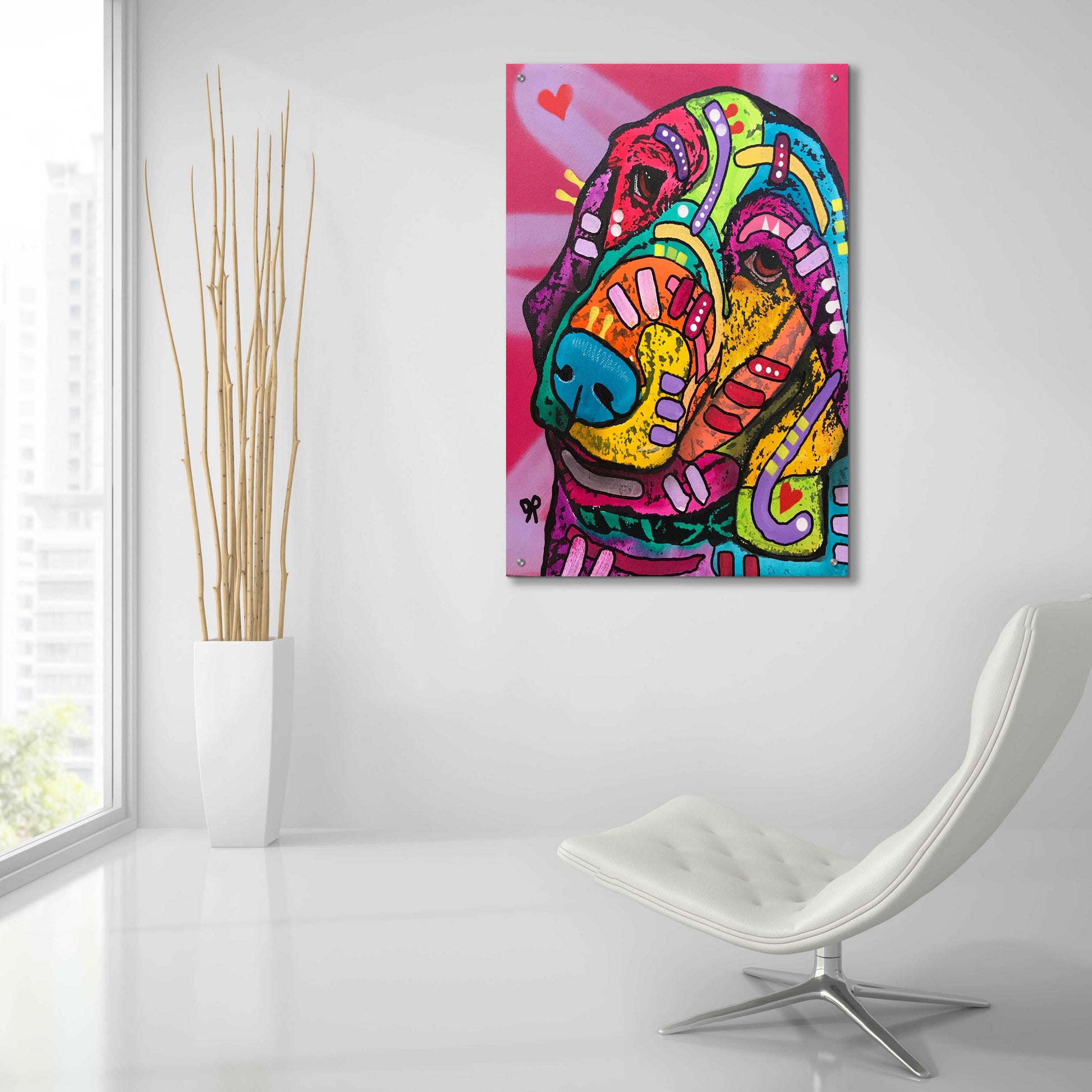 Epic Art 'Charlotte' by Dean Russo, Acrylic Glass Wall Art,24x36