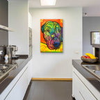 Epic Art 'nikki' by Dean Russo, Acrylic Glass Wall Art,24x36
