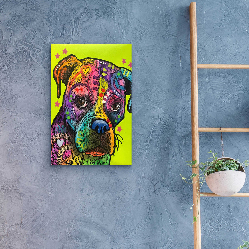 Epic Art 'Kristin' by Dean Russo, Acrylic Glass Wall Art,16x24