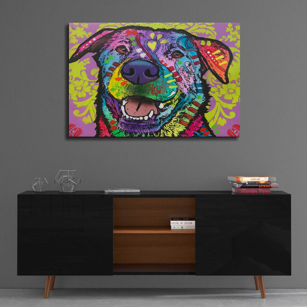 Epic Art 'Dan' by Dean Russo, Acrylic Glass Wall Art,36x24