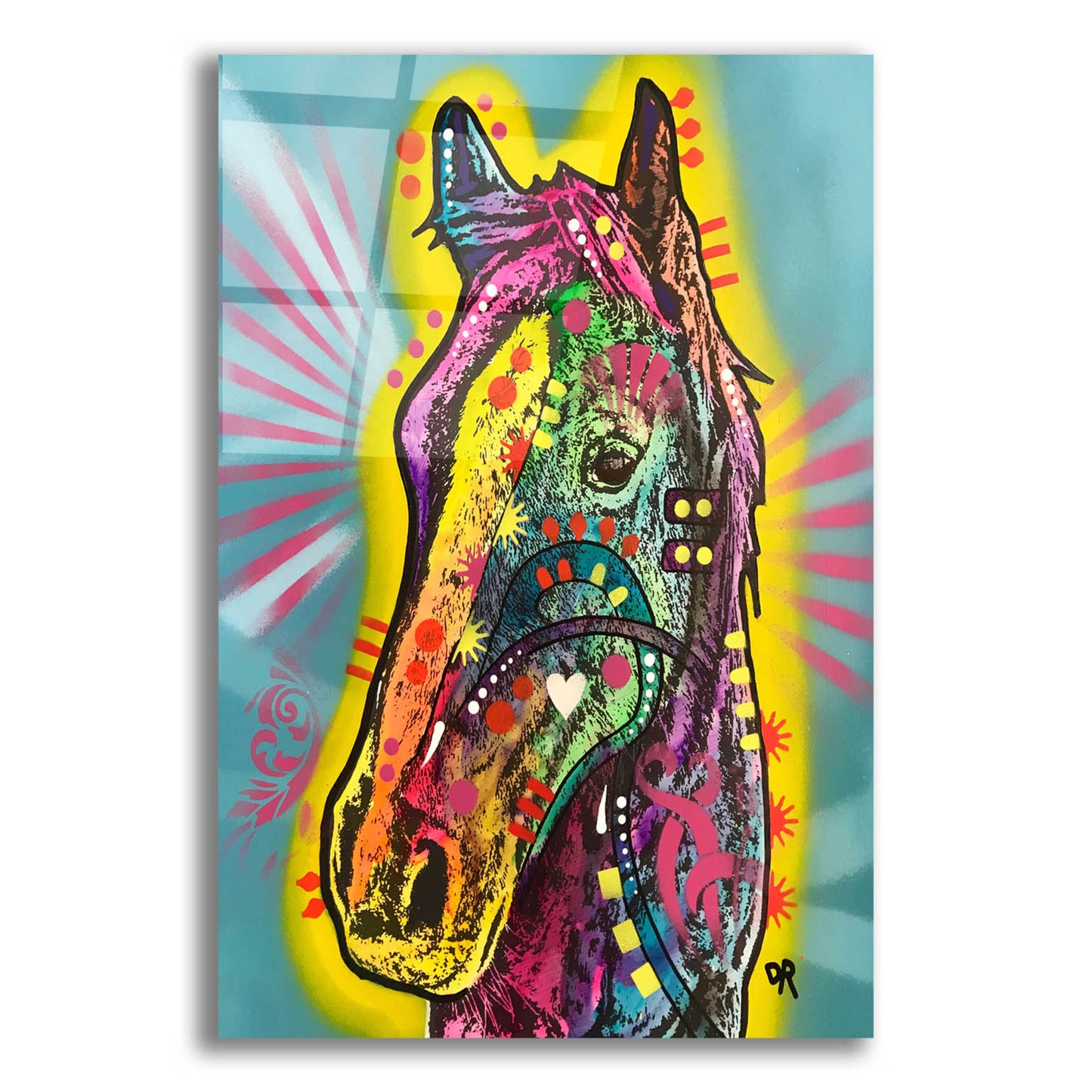 Epic Art 'Gift Horse' by Dean Russo, Acrylic Glass Wall Art,12x16