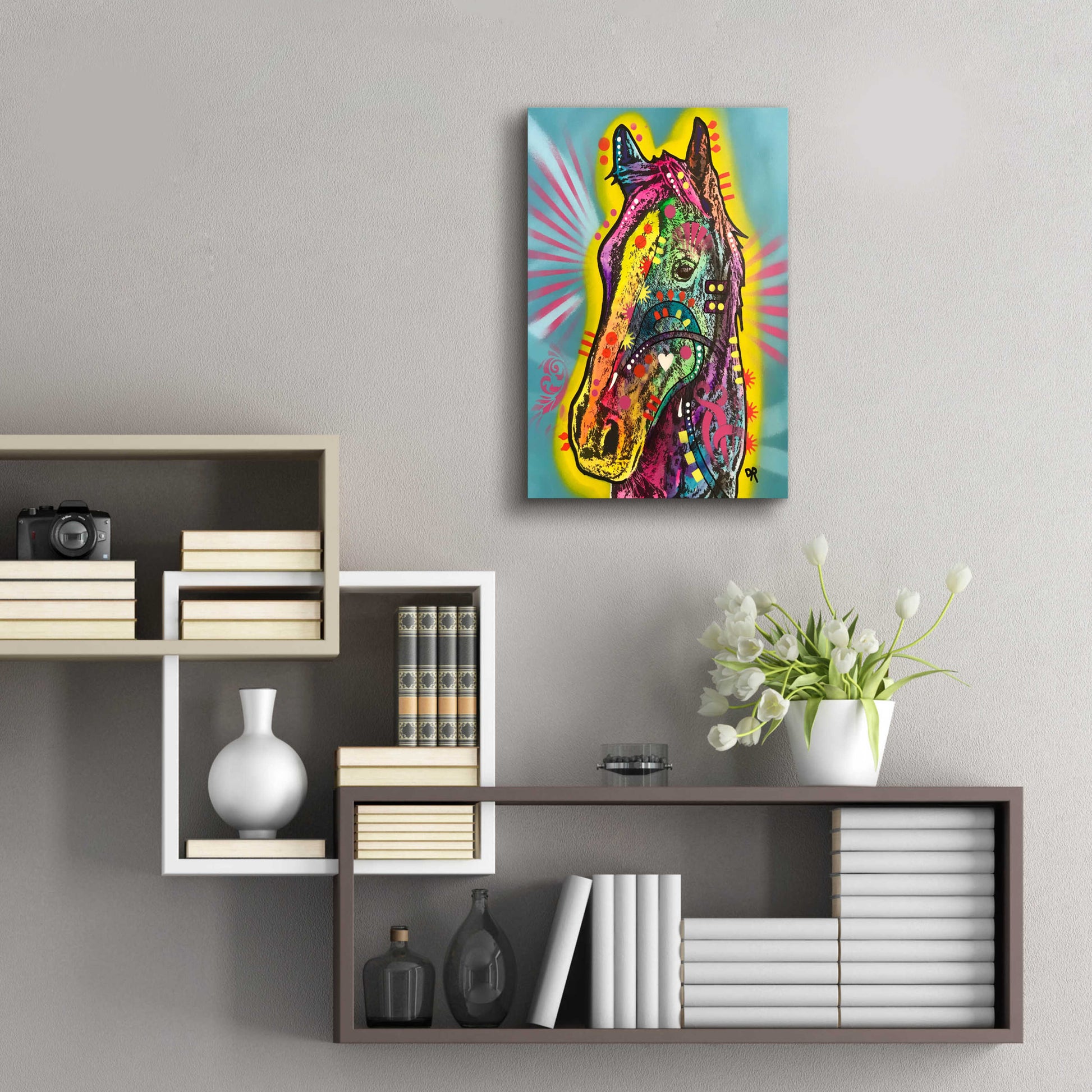 Epic Art 'Gift Horse' by Dean Russo, Acrylic Glass Wall Art,16x24