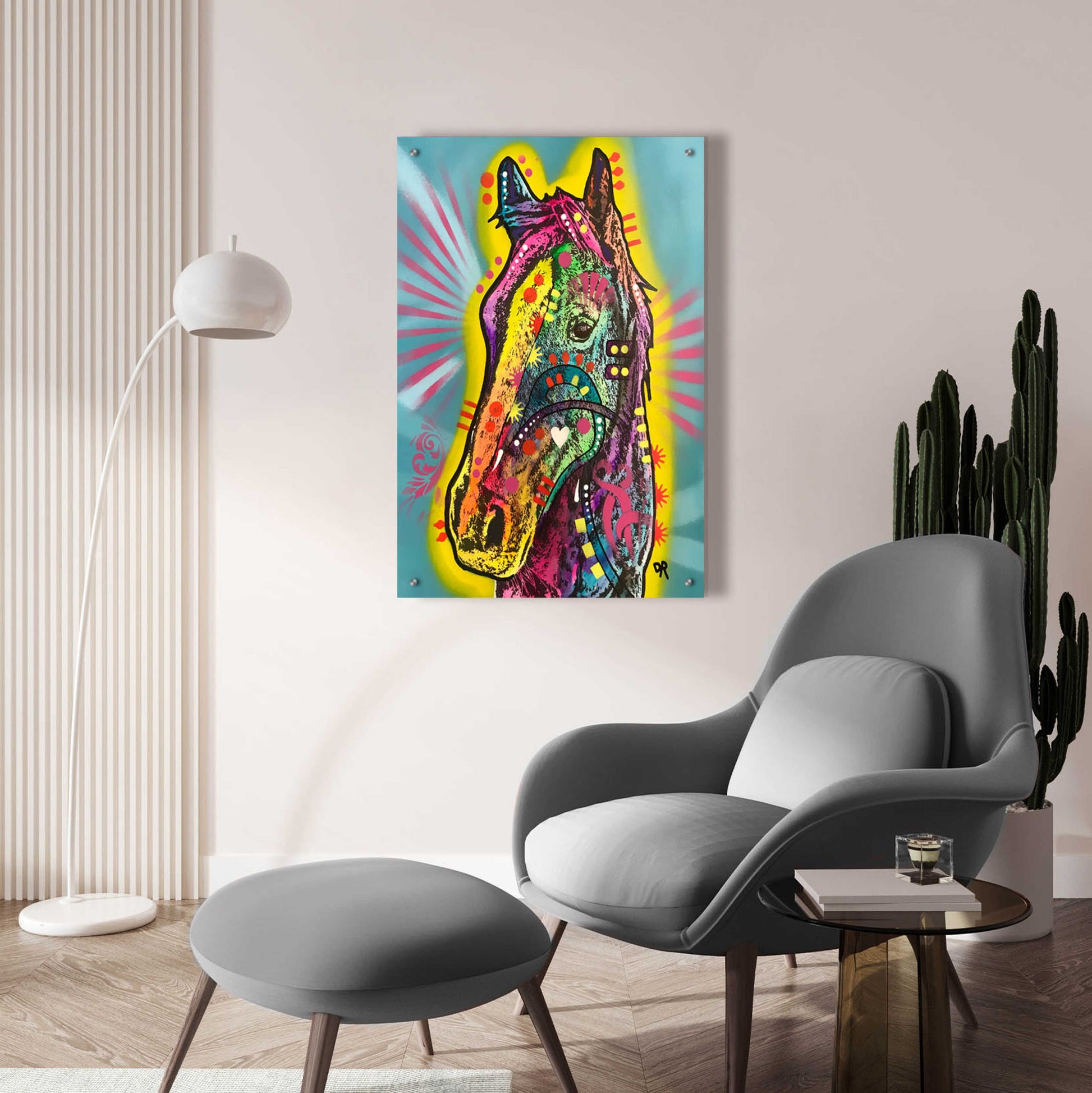 Epic Art 'Gift Horse' by Dean Russo, Acrylic Glass Wall Art,24x36