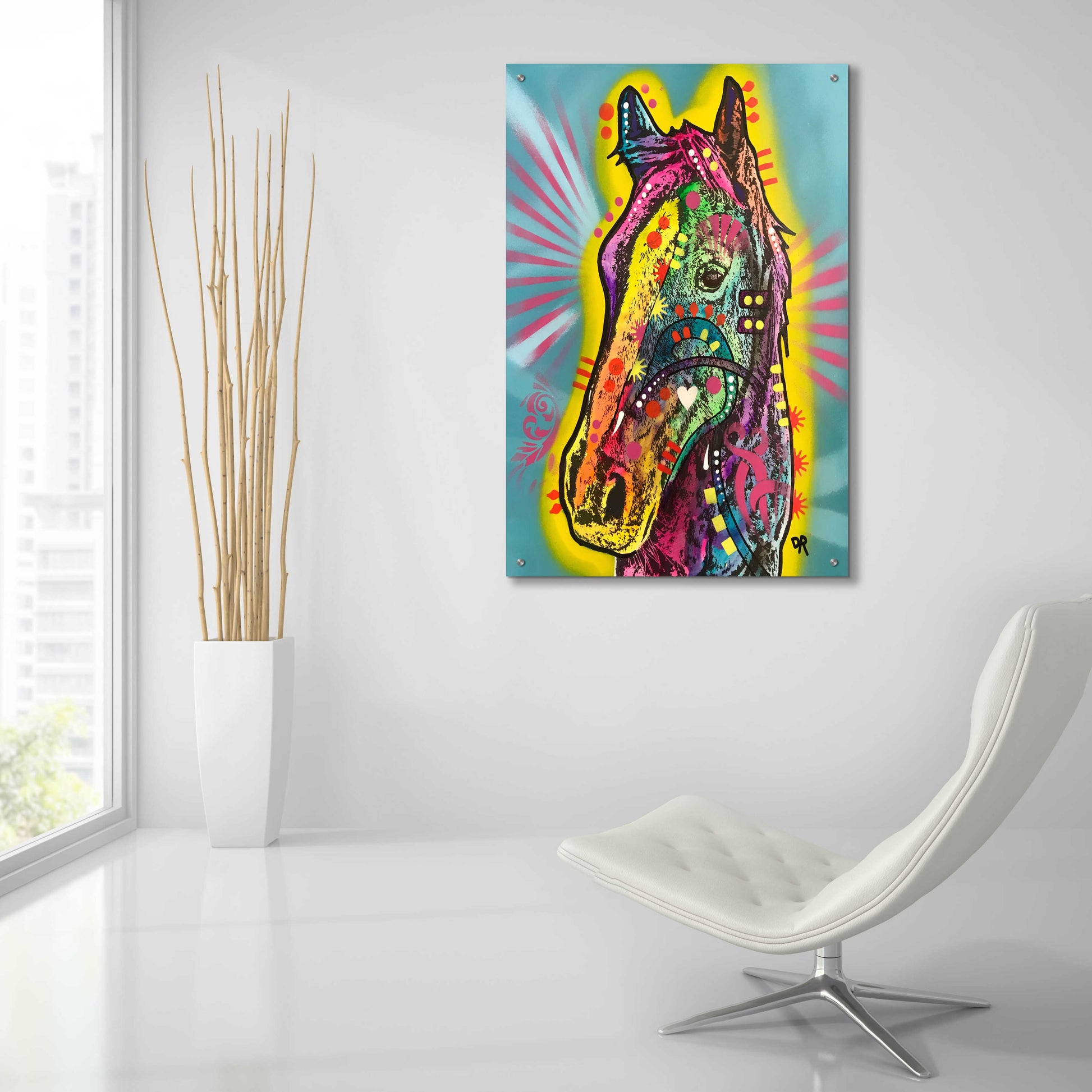 Epic Art 'Gift Horse' by Dean Russo, Acrylic Glass Wall Art,24x36