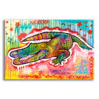 Epic Art 'Alligator 2' by Dean Russo, Acrylic Glass Wall Art